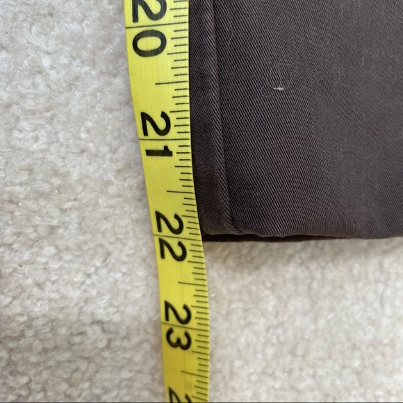 GAP Vintage Brown Stretch Cuffed Capri /Cropped Jeans - 10 Y2K - Picture 8 of 11